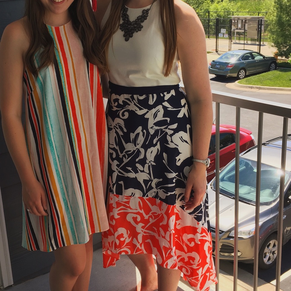 Vince Camuto high low dress, perfect for spring/summer event